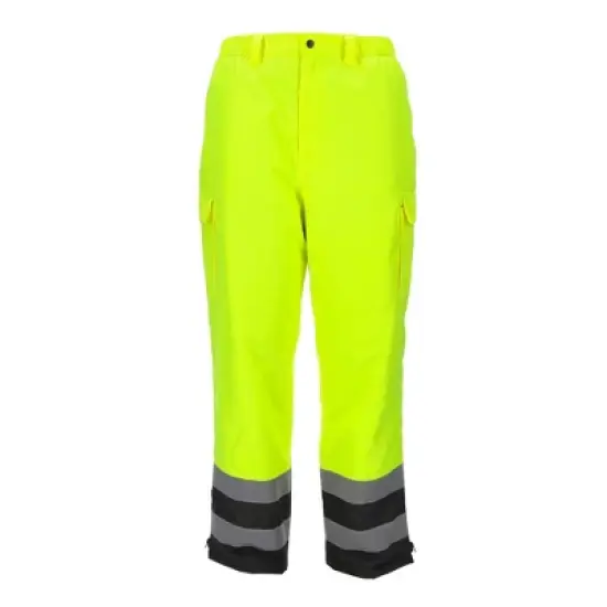 RefrigiWear Hi Vis Insulated Waterproof Comfort Stretch Work Pants image {7}