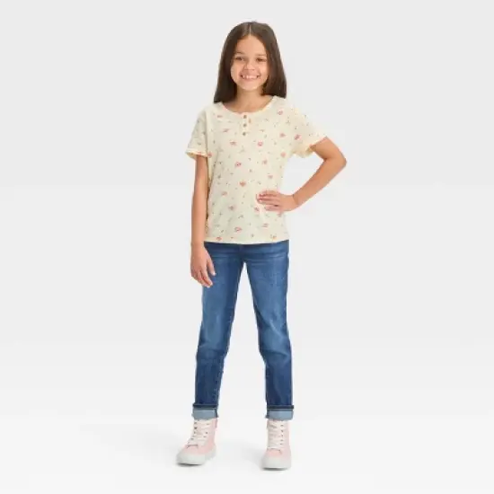 Girls' Mid-Rise Ultimate Stretch Skinny Jeans - Cat & Jack&trade; image {2}