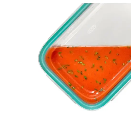 OXO 8pc Smart Seal Rectangle Glass Set image {4}