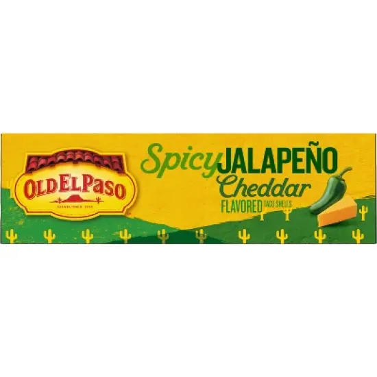Old El Paso Gluten Free Taco Shells Bold Jalapeno Cheddar - 5.4oz image {9}