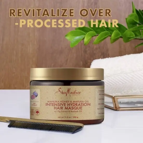 SheaMoisture Manuka Honey & Mafura Oil Intensive Hydration Hair Mask image {5}