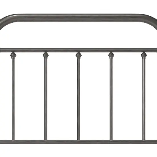 Full/Queen Kirkland Metal Headboard with Frame Aged Pewter - Hillsdale Furniture image {10}
