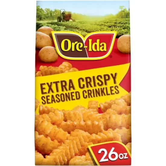 Ore-Ida Extra Crispy Gluten Free Frozen Seasoned Crinkles - 26oz image {9}