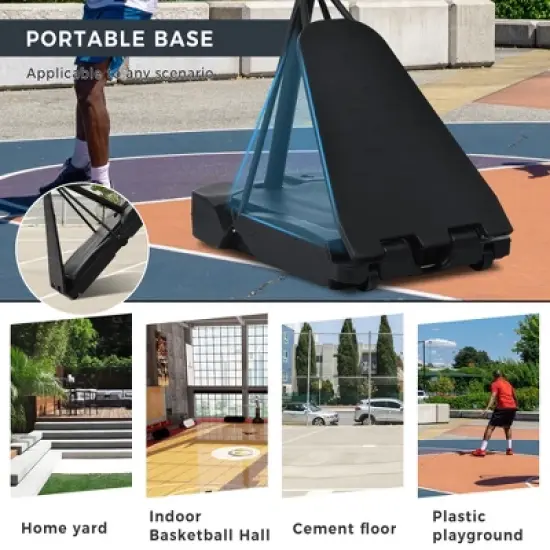 Dexmalle Portable Basketball Hoop Basketball System image {6}