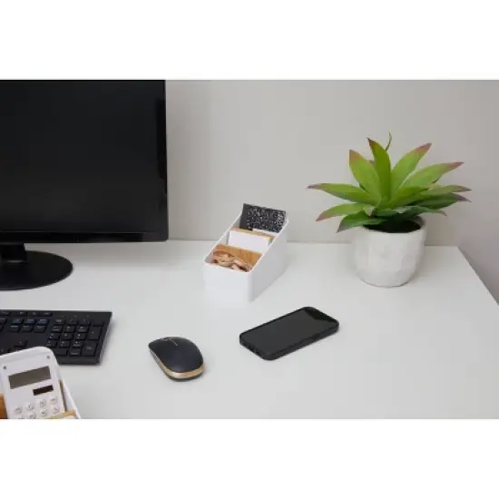 Thinkspace 3 Compartment Storage White image {7}