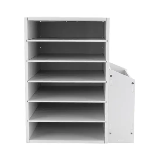 YIYIBYUS Desktop File Holder, File Storage System Document Holder image {6}