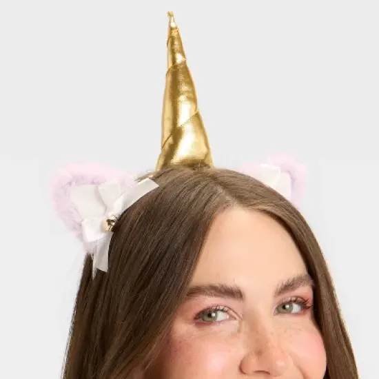 Adult Halloween Unicorn Costume Headband - Hyde and EEK! Boutique&trade; Purple image {2}
