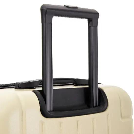 DUKAP Zahav Lightweight Hardside Medium Checked Spinner Suitcase - Sand image {12}