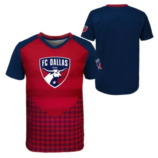 MLS FC Dallas Boys' Sublimated Poly Jersey image {3}