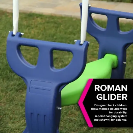 Sportspower Rosemead Metal Swing and Slide Set image {5}