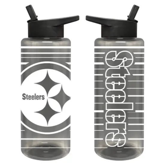 NFL Pittsburgh Steelers Acrylic Water Bottle with UV Graphics - 34oz image {6}