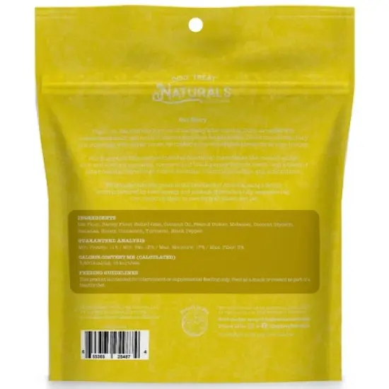 Dog Treat Naturals: Superfood Bites - Peanut Butter & Banana, 8oz, Turmeric image {1}