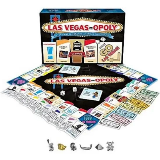 Late for the Sky: Las Vegas-Opoly Monopoly Board Game image {3}