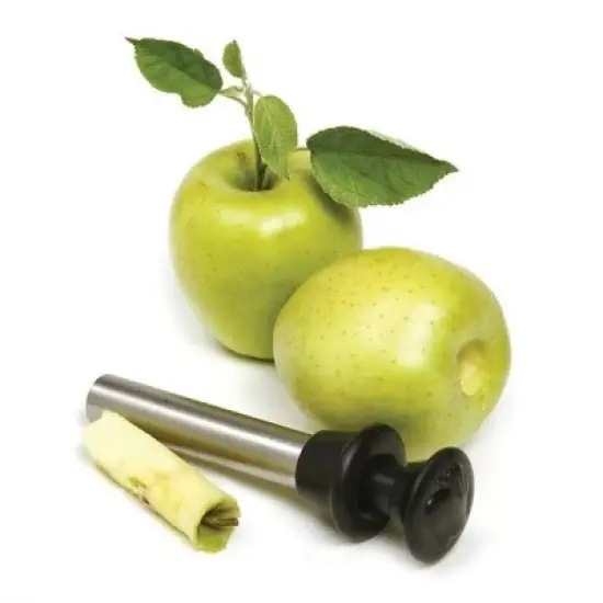 Norpro Stainless Steel Deluxe Apple Corer with Core Ejector Plunger image {3}