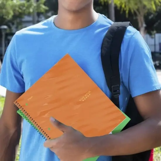 Five Star Active Subject Wide Ruled Notebook 80ct Orange image {7}