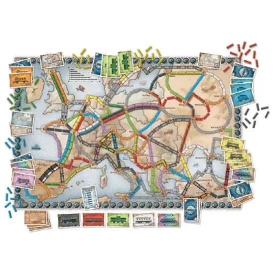 Ticket To Ride Europe Board Game image {2}