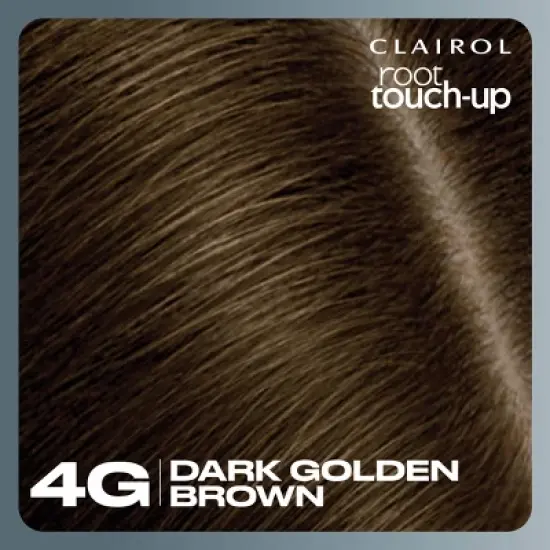 Clairol Root Touch-Up Permanent Hair Color - 4G Dark Golden Brown - 1 kit image {2}