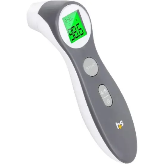 HealthSmart Digital Thermometer for Adults and Children, Forehead Infrared Temperature Gun to Test Objects or Air image {4}