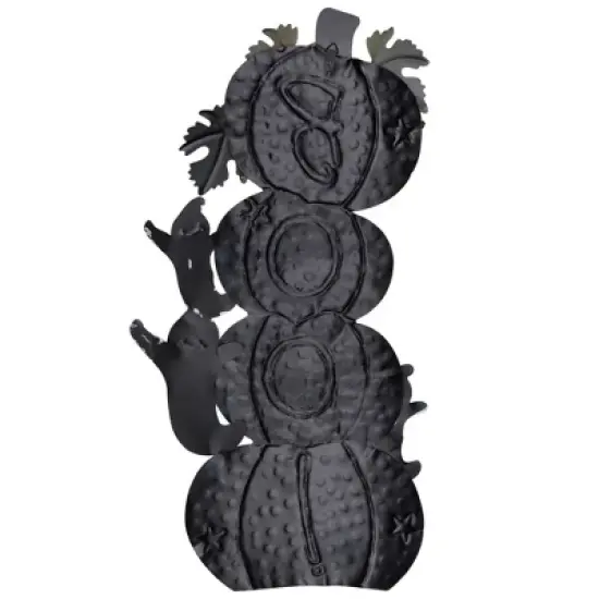 Northlight Stacked Pumpkins "Boo" Halloween Decoration - 33" image {8}