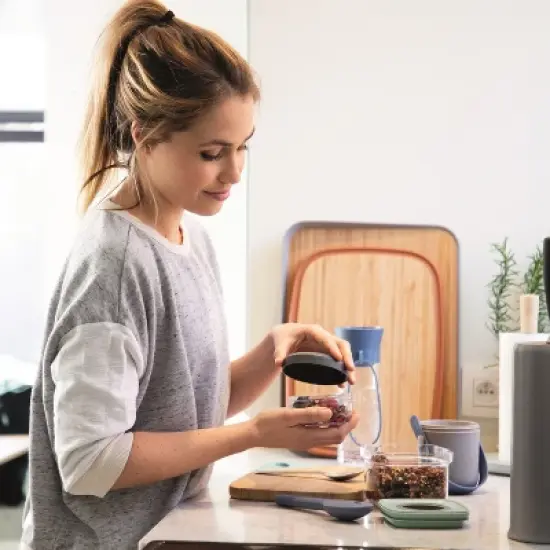 BergHOFF Leo 16.9oz Water Bottle, Blue image {7}