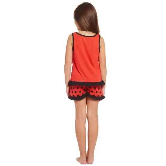 Miraculous Rena Rouge Ladybug Girls Pullover Pajama Shirt and Shorts Little Kid to Big Kid image {3}