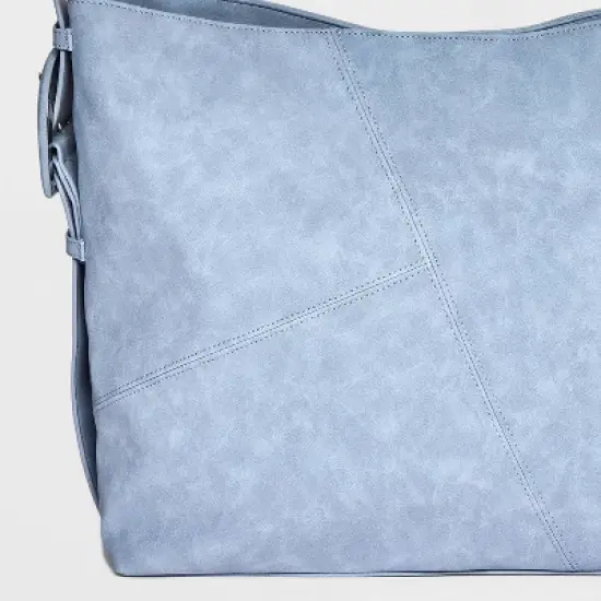 Suede Tote Handbag - Future Collective&trade; with Reese Blutstein Light Blue image {4}