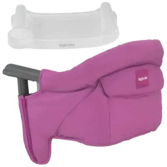 Inglesina - Fast Table Chair with Fast Tray: Hook On Portable High Chair for Babies and Toddlers - Includes Snap On Tray, Navy image {8}