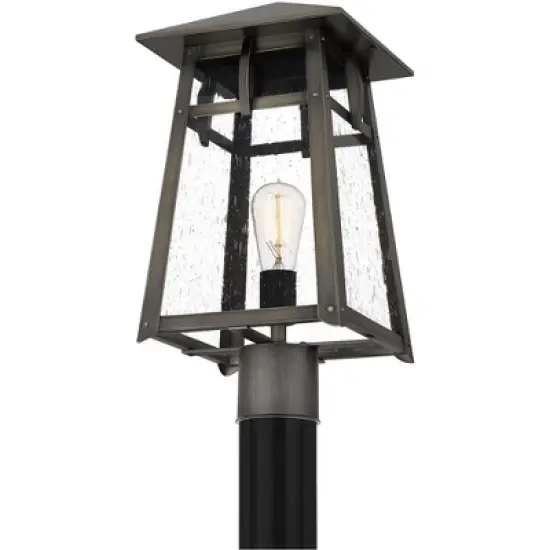 Quoizel Lighting Merle 1 - Light Post Light in  Burnished Bronze image {2}