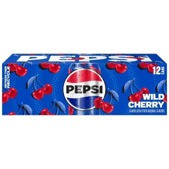 Pepsi Wild Cherry Cola - 12pk/12 fl oz Cans image {2}
