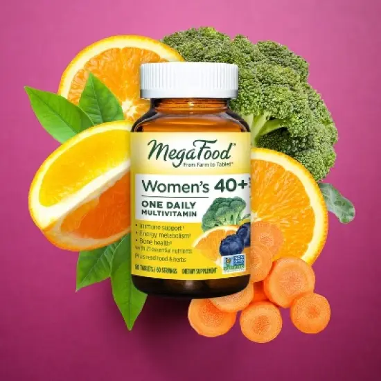 MegaFood Women's 40+ One Daily for for Immune Support & Bone Health Multivitamin - 30ct image {3}