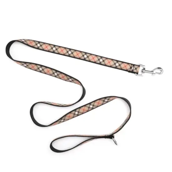 The Worthy Dog Bias Plaid Dog Leash image {3}