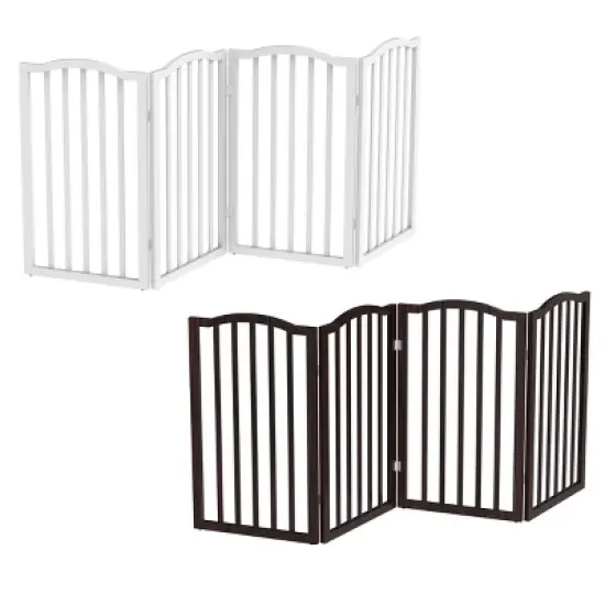 Pet Adobe Freestanding Scallop Top Pet Gate image {4}