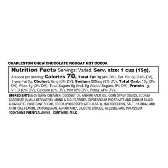 Charleston Chew Chocolate Hot Cocoa,Pods Compatible Keurig KCup Brewers,40 Count image {2}