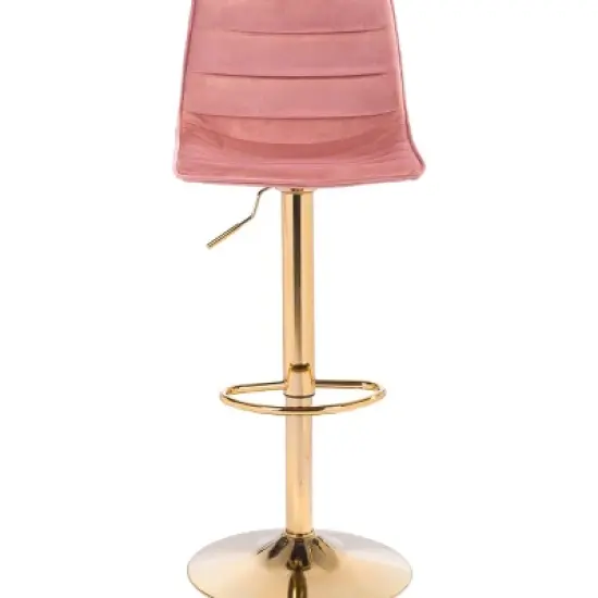Pierce Barstool Pink/Gold - ZM Home image {3}