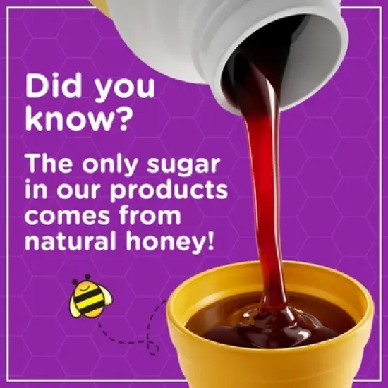 Zarbee's Kid's Cough + Immune Daytime for Age 2-6 with Honey, Vitamin D & Zinc - Mix Berry - 4 fl oz image {4}