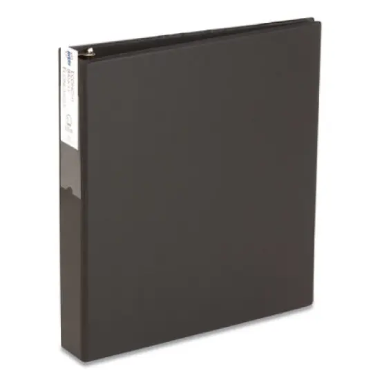 Avery Economy Non-View Binder with Round Rings, 3 Rings, 1.5" Capacity, 11 x 8.5, Black, (4401) image {7}