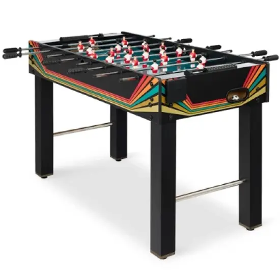 Best Choice Products 48in Competition Sized Foosball Table for Home, Game Room w/ 2 Balls, 2 Cup Holders image {8}