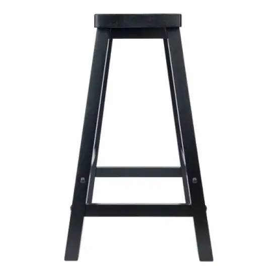 24" Satori Saddle Seat Counter Height Barstool - Winsome image {2}