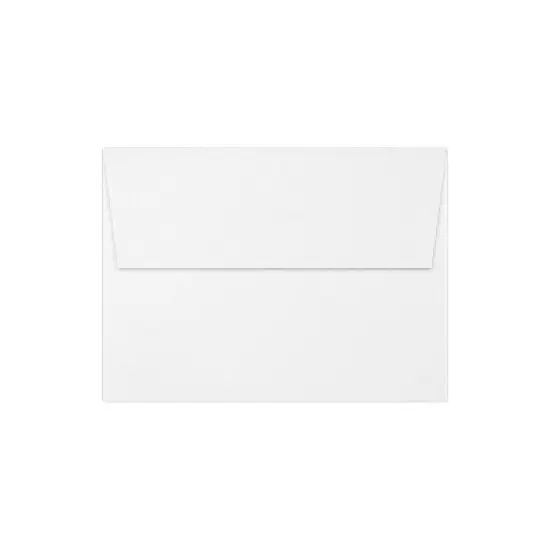 LUX A7 Invitation Envelopes (5 1/4 x 7 1/4) 50/Pack Brilliant White - 100% Cotton (4880-SBW-50) image {1}