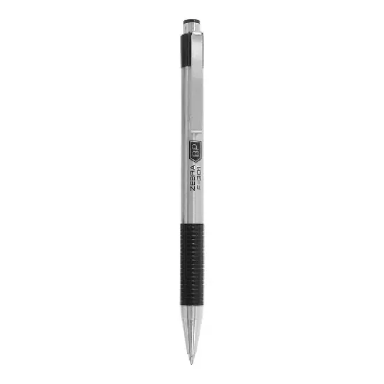 Zebra Pen F-301 Stainless Steel Retractable Ballpoint Pen 521182 image {1}