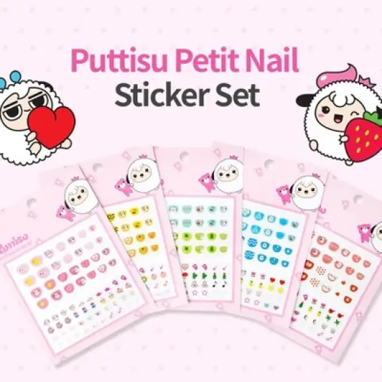 Puttisu Nail Art Sticker Sets image {1}