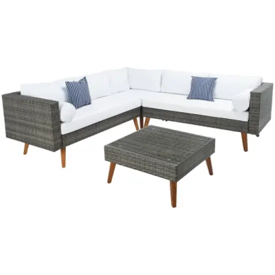 Analon Sectional Set - Indoor/Outdoor - PAT7716 - Safavieh image {3}