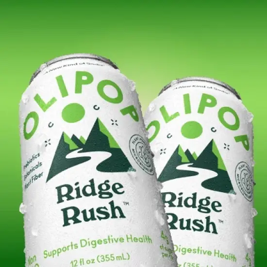 OLIPOP Ridge Rush Soda - 12ct/12 fl oz Cans image {6}