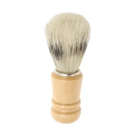 Unique Bargains Durable Shaving Brush 4.33"x1.3" Wood Color 1 Pc image {5}