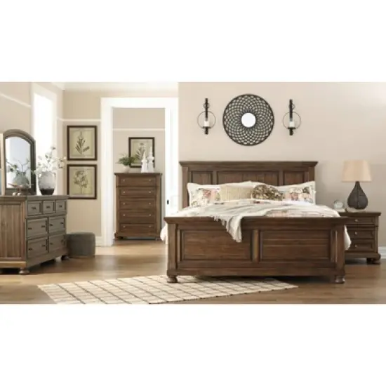 Flynnter Nightstand Medium Brown - Signature Design by Ashley image {3}