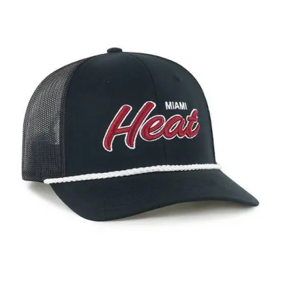 NBA Miami Heat Scrawl Hat: Adjustable Snapback, Team Logo Design image {5}
