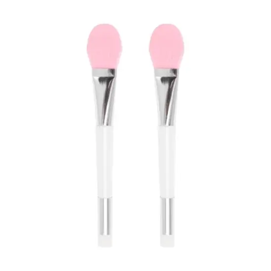Unique Bargains Smooth Double-headed Face Mask Brush 2 Pcs image {5}