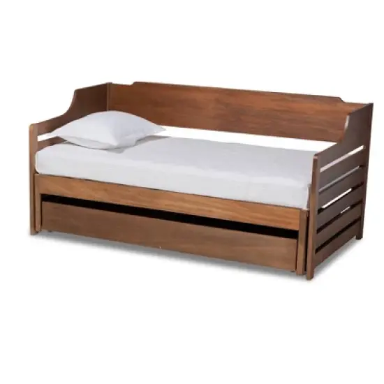 Twin to King Jameson Expandable Daybed with Storage Drawer - Baxton Studio image {12}