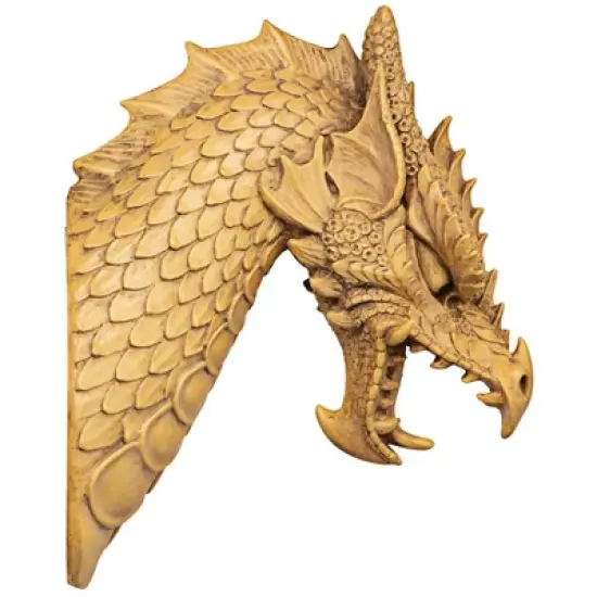 Design Toscano Head of the Beast Dragon Wall Sculpture image {6}
