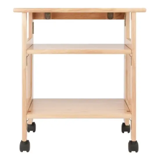 Foldable Printer Stand Natural - Winsome image {10}